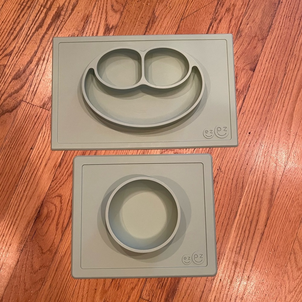 EZPZ - Sage Happy Mat & Bowl